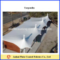 100% polyester pvc coated waterproof pvc membrane architecture fabric